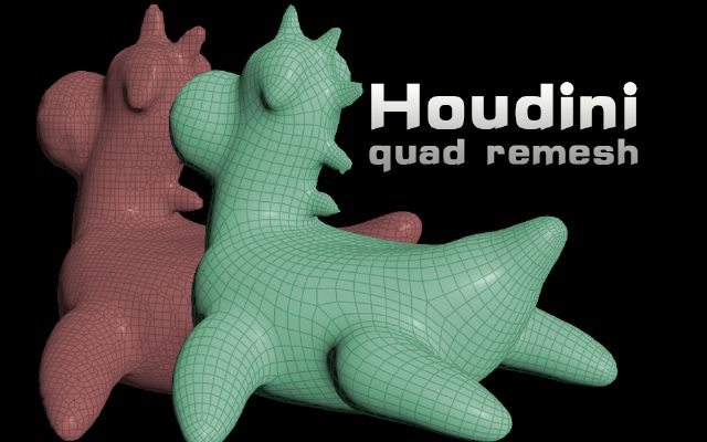 Houdin QuadRemeshԶ